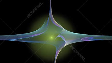 Animation of a looping Fractal Shape