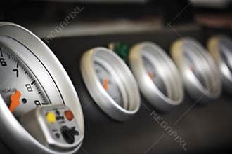 Race car dials