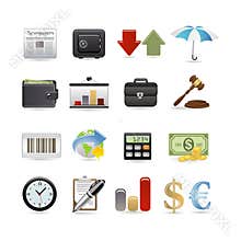 Finance icon set