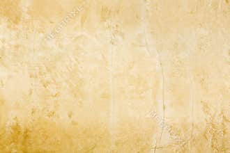 Rustic old European classical style gold stucco wall patina background texture