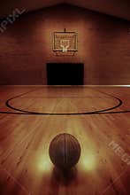 Basketball and Basketball Court