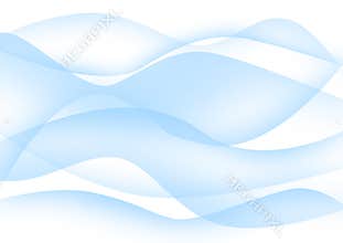 Abstract Blue Waves Background