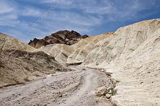 Hiking trail in Death Valley