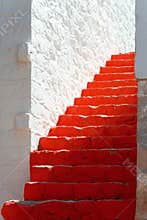 Red steps