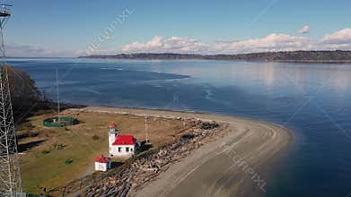Maury island point Robinson lighthouse Puget Sound Vashon Island