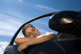 Woman in Car 2