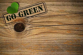 Eco friendly background - go green