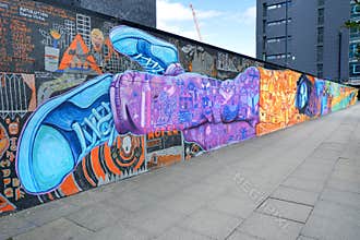 Manchester Street Wall Art Mural