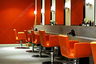 Modern hair salon
