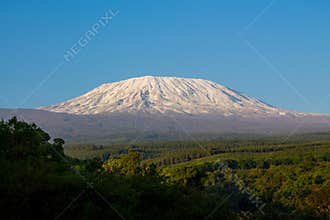 Kilimanjaro mountain in Tanzania