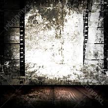 Film Strips Grunge Room