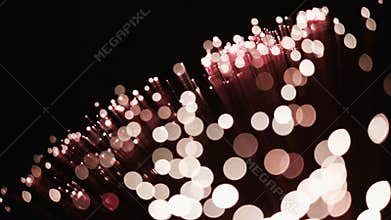 Glamour bokeh lights background with copy space