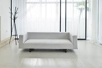 Cloth sofa in living room