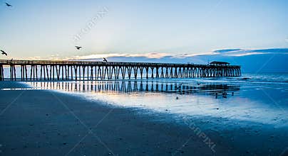 Blue Morning at the Myrtle Beach Fishing Pier