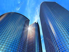 Business buildings