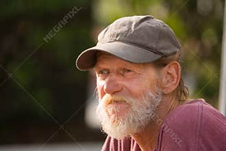 Homeless man