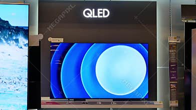 Motion of display new Qled Samsung tv on sale