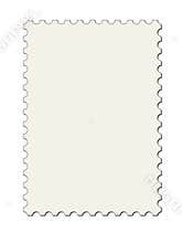 Postage stamp border (vector)