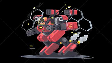 Military exoskeleton for soldier