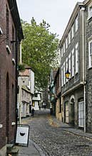 Ancient English Cobbled Street