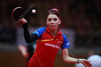 SZOCS Bernadette Cynthia from Romania top spin