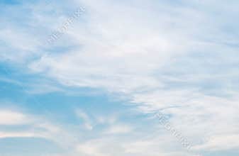 Blue sky and cloud in cloudy day textured background