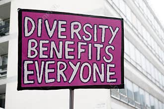 The Stand Up to Racism march through central London