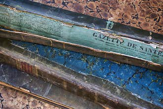 Book spine broken with discovery