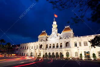 People's Committee building in Saigon, Vietnam