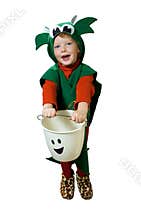 Isolated Halloween Kid