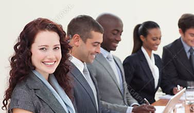 Business people in a meeting