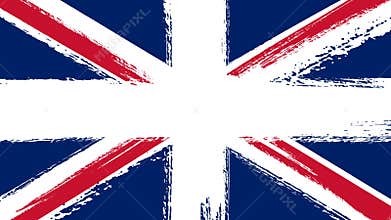 Drawing of flag of Great Britain