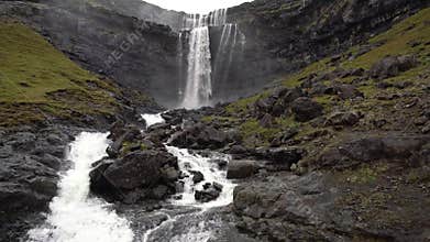 Beautiful landscape of waterfall