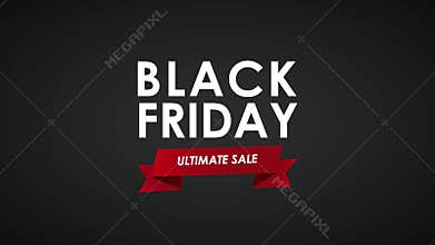 Black friday ultimate sale HD animation