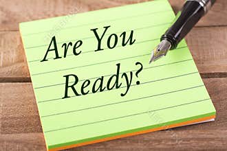 The text are you ready