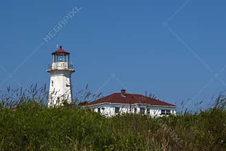 Old Canadian Lighthouse on Machias Seal Island