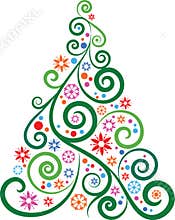 Artistic Christmas tree
