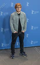 Ed Sheeran poses during Berlinale 2018