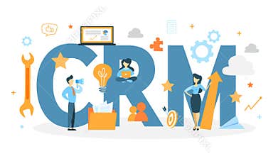 CRM concept animation