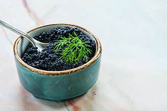 Black lumpfish caviar