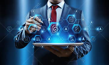 Document Management Data System Business Internet Technology Concept