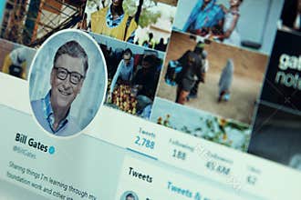 Bill Gates twitter account