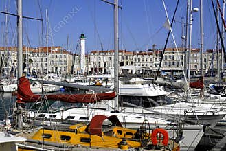 Port of La Rochelle in France
