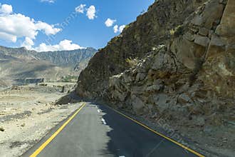 Karakoram Highway, Chillas, Diamer, Gilgit Baltistan, Northern Pakista