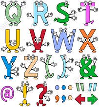 Funny Cartoon Alphabet [2]