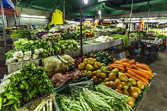 Wet and vegetable market