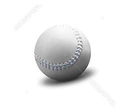 Baseball ball isolated on white
