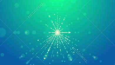 Abstract Starburst Light Rays Background