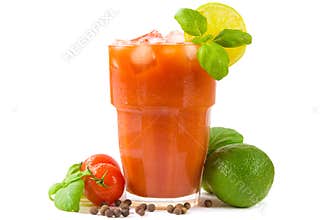 Bloody mary cocktail