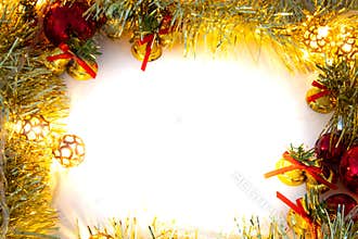 Christmas Background, Frame for card